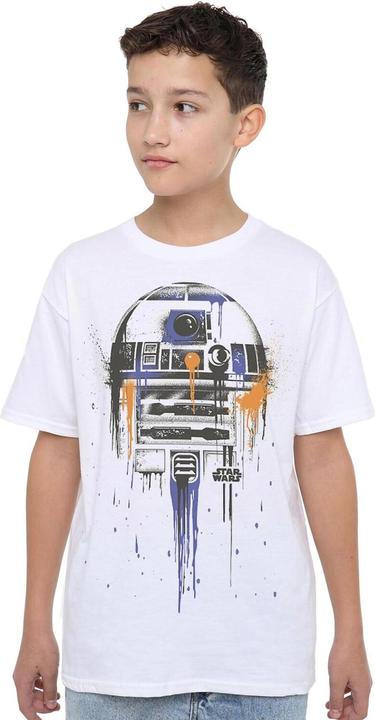 Immagine prodotto Star Wars Maglietta per bambini/ragazzi R2-D2 Drips (116)