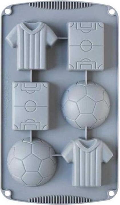 Actual product image Decora Silicone mold football game (17 cm)