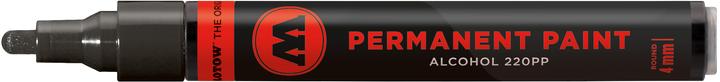 Immagine prodotto Molotow Penna a punta di feltro Vernice permanente 220 segnale nero (Nero, 4 mm, 1 x)