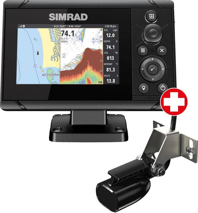 Immagine prodotto Simrad Plotter cartografico "Cruise" con trasduttore 83/200