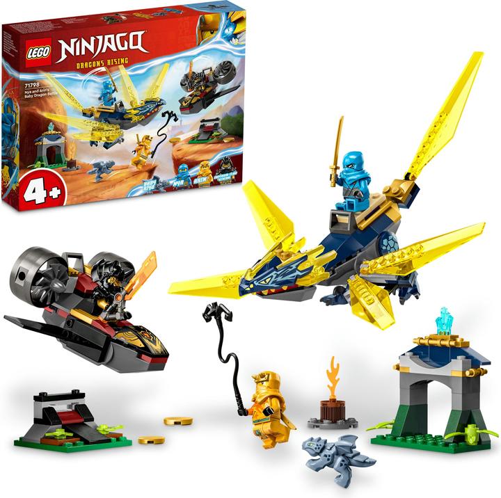 Produktbild LEGO Duell zwischen Nya und Arins Babydrachen (71798, LEGO Ninjago)