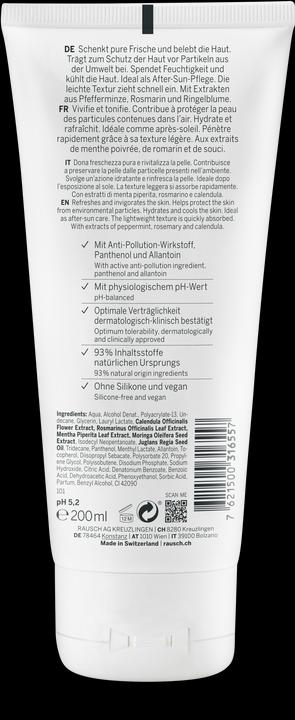 Image du produit Rausch Lotion corporelle fraîche à la menthe (Crème pour le corps, 200 ml)
