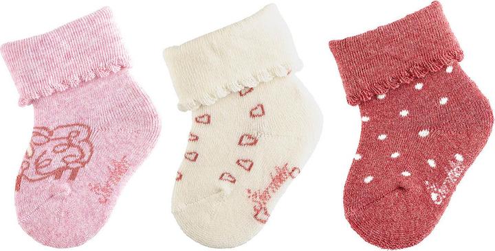 Sterntaler Baby Söckchen 3er Pack Herzen und Punkte (3er Pack, 13/14)
