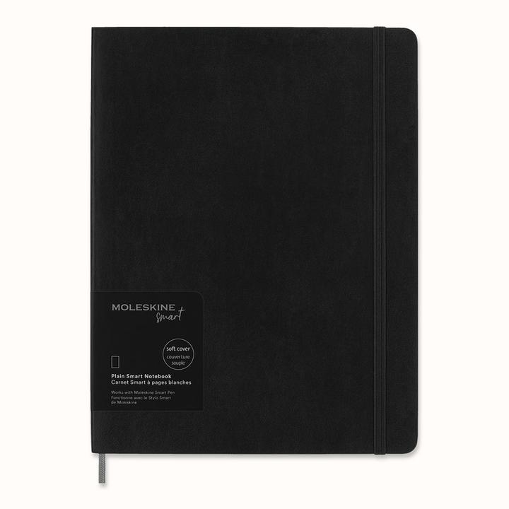 Produktbild Moleskine Smart NB blanko XL SC Swrz (19 x 25 cm, Blanko, Weicher Einband)