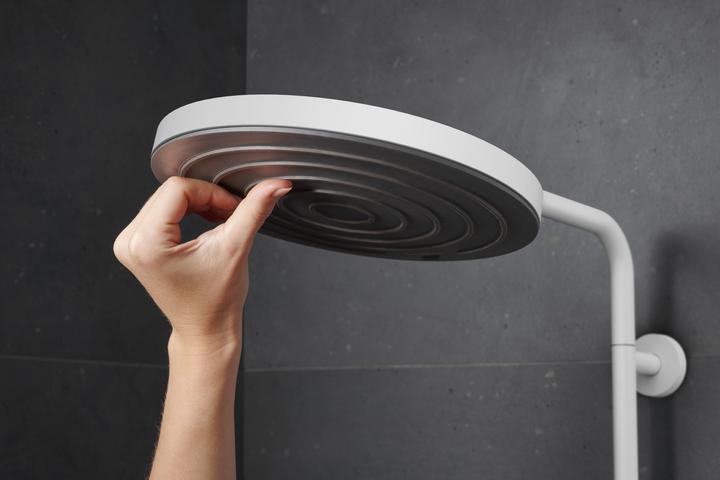 Actual product image hansgrohe Pulsify S Puro shower system 260, 1jet, Ecostat Fine, hand shower 3jet, EcoSmart