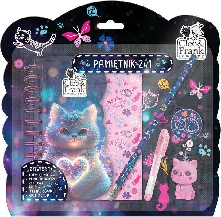 Actual product image Goldkids 16-teiliges Schulranzen-Set Katze Motiv