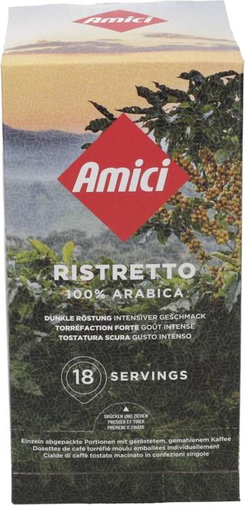 Amici Ristretto Pods 18er (1 x Port.)