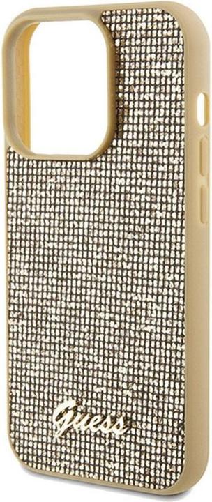 Produktbild Guess GUHCP14LPMSDGSD iPhone 14 Pro 6.1" złoty/gold hardcase Disco Metal Script (Apple iPhone 14 Pro)