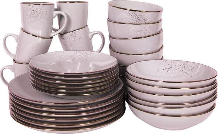Actual product image Tavola Geschirrset Lucca 30-teilig pink (18 Piece)