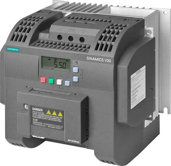 Actual product image Siemens Frequency inverter 6SL3216-5BE17-5CV0 0.75 kW 380 V, 480 V