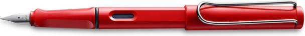 Actual product image Lamy Fountain pen Safari red glossy LH left-handed (Red)