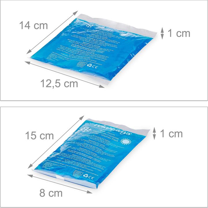 Produktbild Relaxdays 4x Kühlpad (4 x, 870 g)