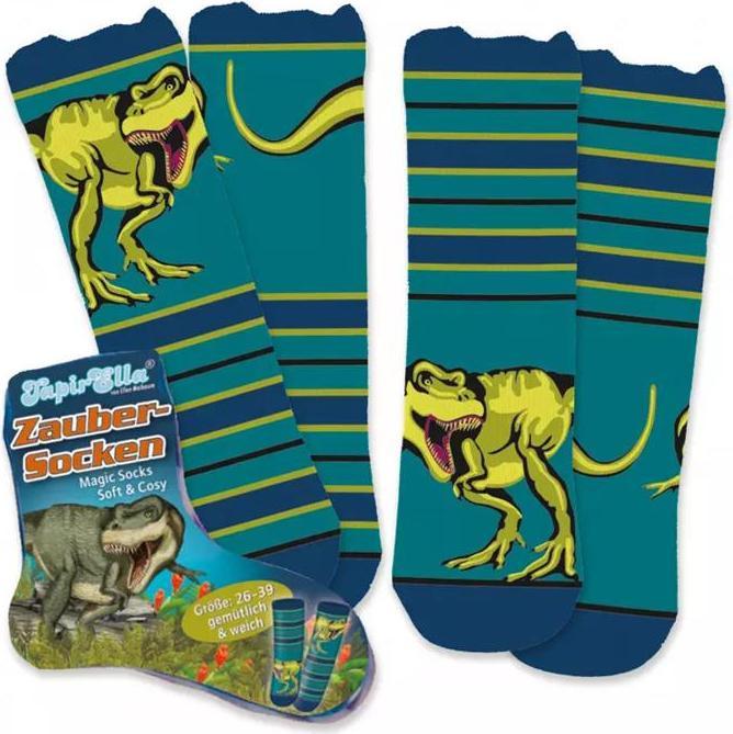 Actual product image Lutz Mauder TapirElla 40068 Magic Socks T-Rex (One size)