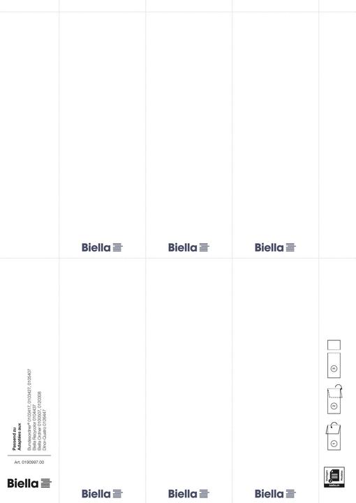 Produktbild Biella Rückenschilder