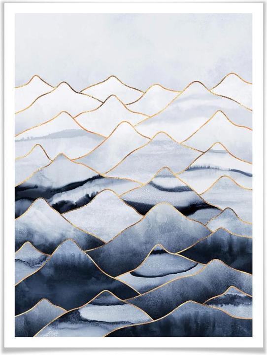 Actual product image Trenddeko The mountains (40 x 50 cm)