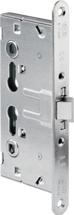 BKS Serrure à mortaiser coupe-feu 1125 PZW 24/65/72/9 mm DIN gauche / droite zinguée arrondie (Serrure à mortaise)