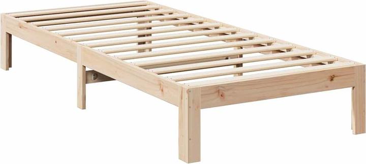 Produktbild VidaXL Familienbett ohne Matratze Weiss 240x200 cm Massivholz Kiefer Bett (240 x 200 cm)