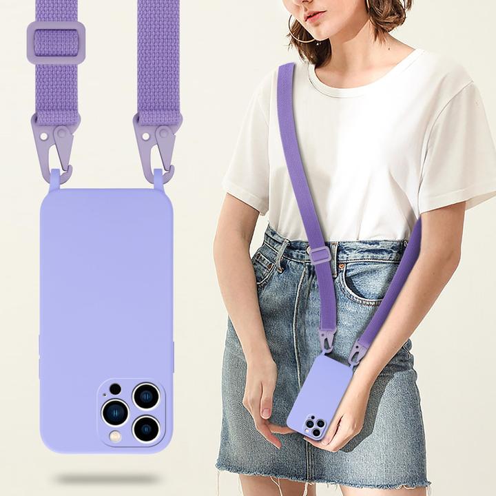 Immagine prodotto Cadorabo Catena per cellulare per Apple iPhone 14 PRO MAX in TPU Catena per cellulare stile liquido (Apple iPhone 14 Pro Max)