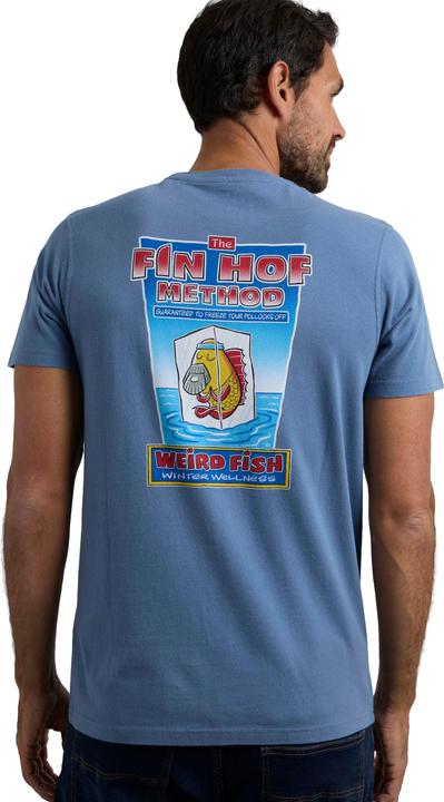 Actual product image Weird Fish Mens Fin Hof Back Print T-Shirt (4XL)