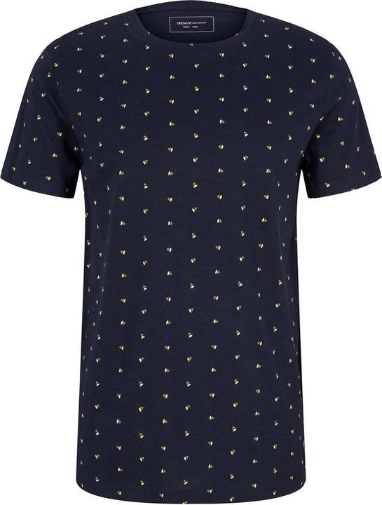 Actual product image Tom Tailor T-Shirt Kurzarmshirt gepunktet mit Brusttasche (S)