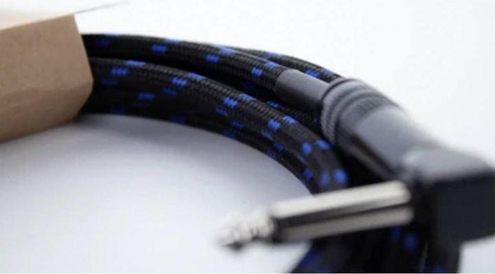 Immagine prodotto Cordial EI 3 PR-TWEED-BL Instrumenten Anschlusskabel (1x Klinkenstecker 6.3 mm ( (3 m)