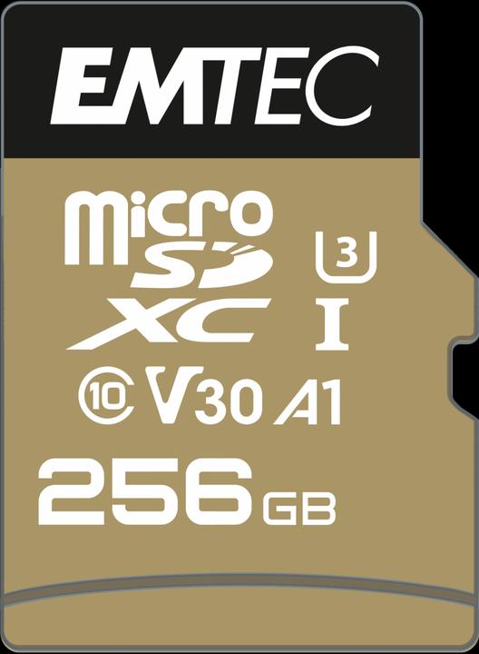 Actual product image Emtec SpeedIN Pro (256 GB, microSDXC, U3, UHS-I)