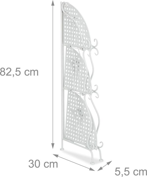 Actual product image Relaxdays Corner shelf (30 x 30 x 82.5 cm)