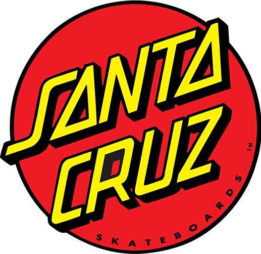 Santa Cruz Classic Dot Sticker 3"