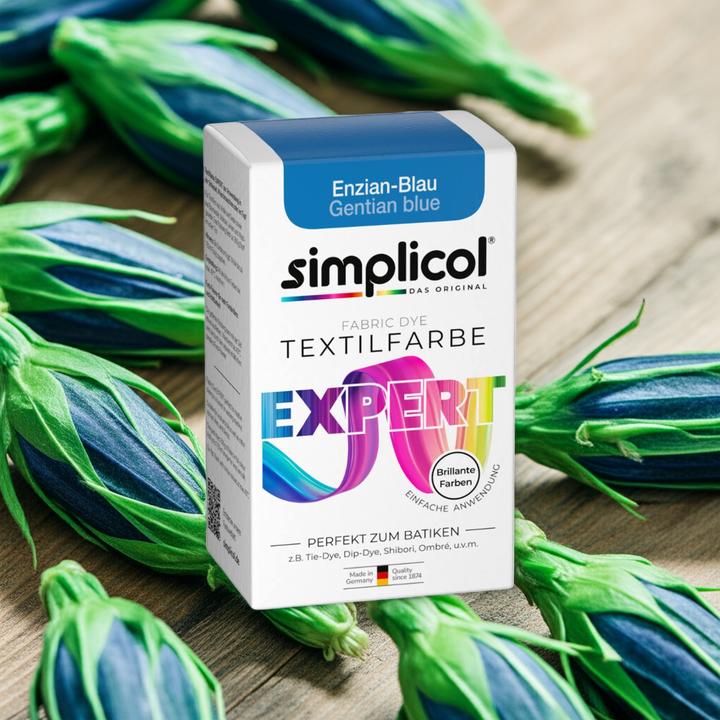 Produktbild Simplicol Textilfarbe expert (Enzianblau, 150 ml)