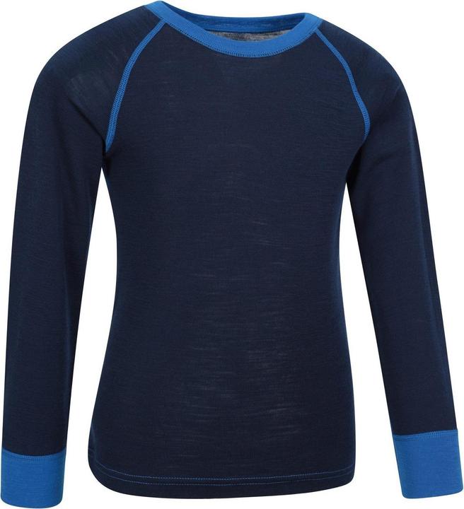 Actual product image Mountain Warehouse Childrens/Kids Merino II Round Neck Base Layer Top (158)