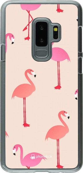 Image du produit PhoneLook Coque transparent Pink Flamingos Pattern (Samsung Galaxy S9+)