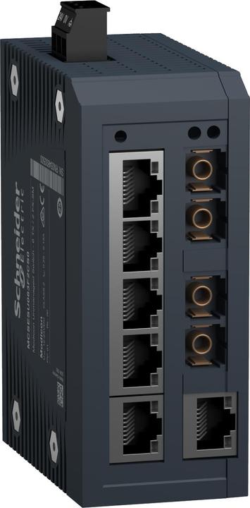 Produktbild Schneider Electric Schneider Modicon MCSESU083F2CS0Unmanaged Switch 6 Ports für Kupfer - Switch - K (6 Ports)