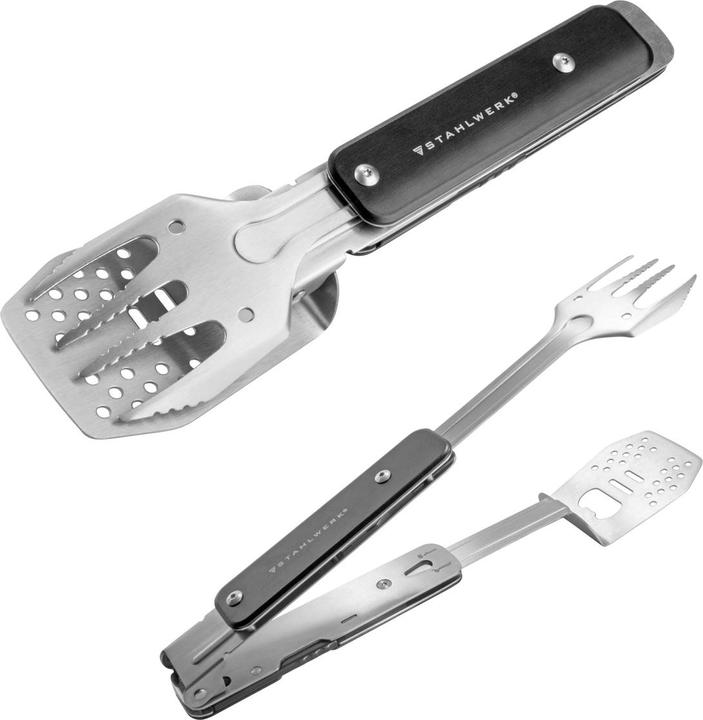 Produktbild Stahlwerk Grill-Set mit 4-in-1 BBQ Multitool-Grillbesteck