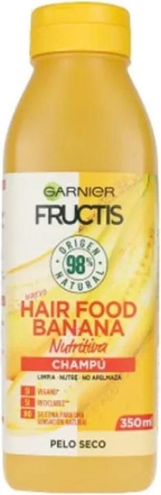 Garnier Fructis Hair Food Banana Nourishing Shampoo 350 ml (350 ml, Flüssiges Shampoo)