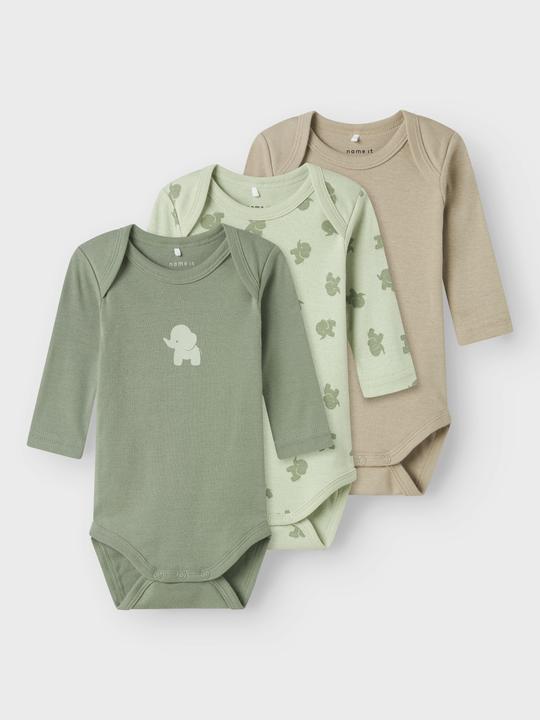 Actual product image Name it Nbmbody 3p Ls Sea Foam Elephant Noos (50)