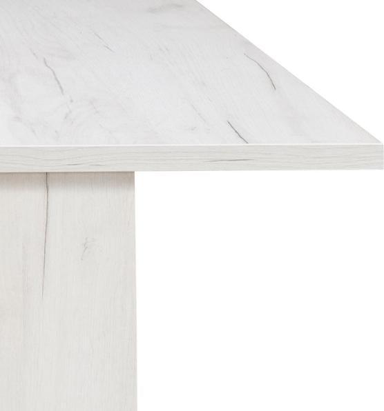 Image du produit Homestyle4u Table de salle à manger extensible (160.5 x 90.5 x 76.5 cm)