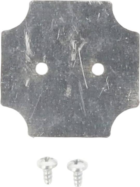 Image du produit Hammond Plaque de montage (L x l) 41 mm x 40.50 mm Acier galvanisé 1 pc (Boîtier)