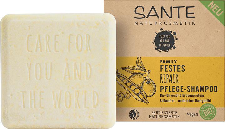 Sante Festes Repair Shampoo Bio Olivenöl & Erbsenprotein (Flüssiges Shampoo)