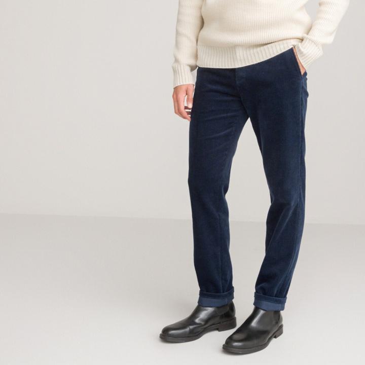 Actual product image La Redoute Collections Stretch corduroy chinos (46)