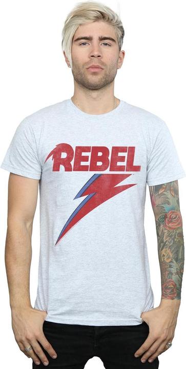 Produktbild David Bowie Distressed Rebel TShirt (4XL)