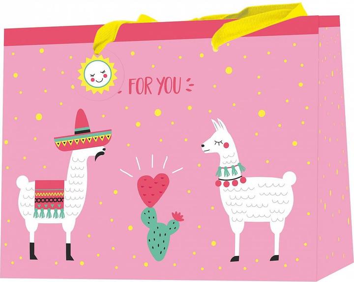 Actual product image Edition Gollong Sac cadeau For you, Lama (Gift bag)