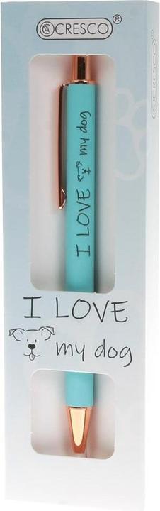 Cresco I Love My Dog Stift im Etui (Pink gold)