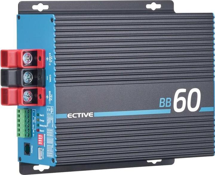 Immagine prodotto Ective BB60 caricatore camper 12V 60A convertitore di carica batteria AGM gel LiFePO4 (12V, 60 A)