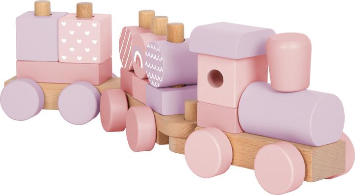 Actual product image small foot Holzzug rosa