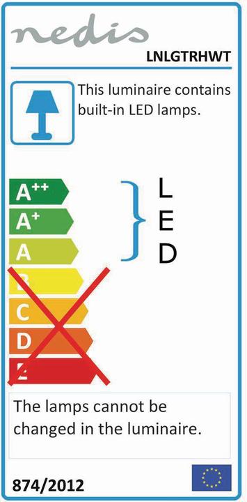 Energie-Label Nedis Orientierungs-LED-Leuchte und Taschenlampe