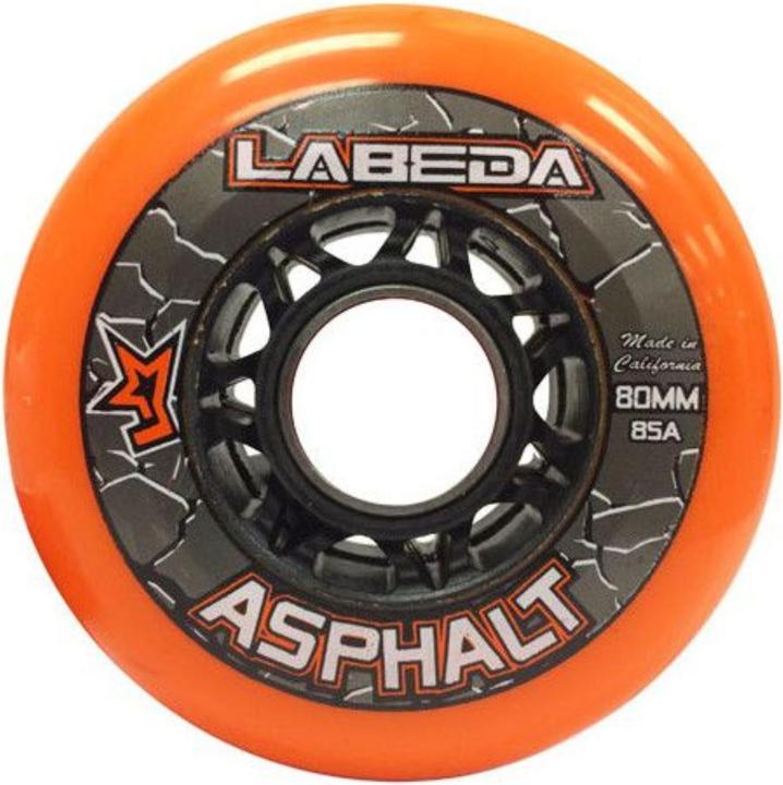 Immagine prodotto Labeda Ruote ASPHALT ORANGE 4 pezzi (59 mm) (59 mm)