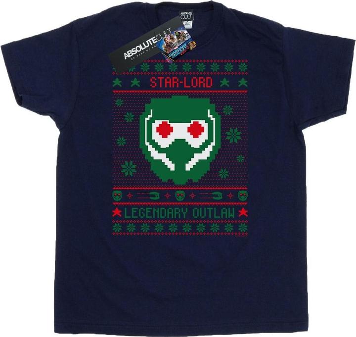 Guardians Of The Galaxy Vol. 2 Star Lord Fair Isle TShirt (M)