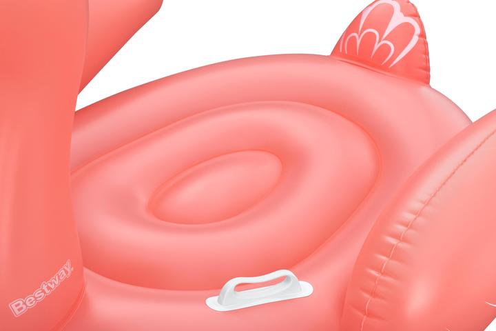 Image du produit Bestway Bouée à chevaucher flamant rose Flamenco pour adultes 1,68 m x 1,20 m