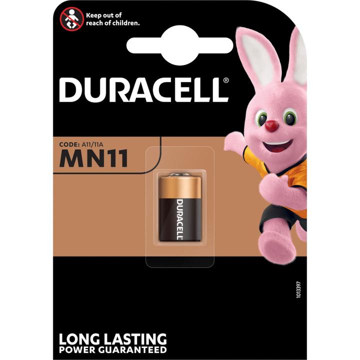 Actual product image Duracell Electronics (1 pcs., 11A, 38 mAh)