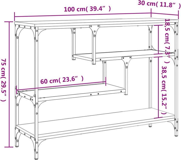 Produktbild VidaXL Jodokus (100 x 30 x 75 cm)